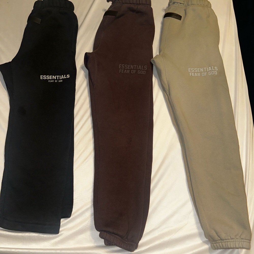 Fear of God Essentials Kids Sweatpants-Bundle of 3